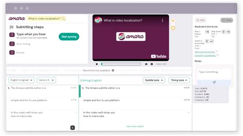 amara vinsmoke video|Video Subtitling, Captioning and Subtitle Translation Editor.